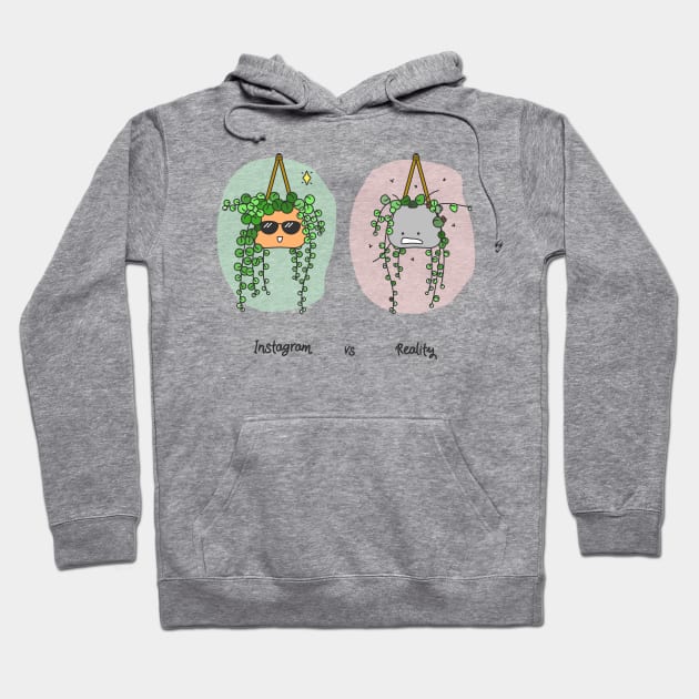 String of Pearls Instagram vs Reality Hoodie by Home by Faith